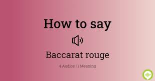 Baccarat Pronunciation in Taya365, Learn How to Pronounce Baccarat Correctly